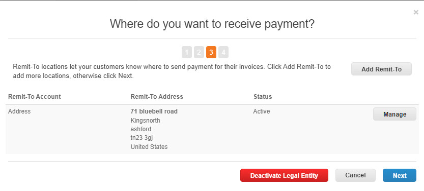 Payment Info